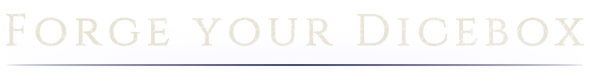 Forge your Dicebox